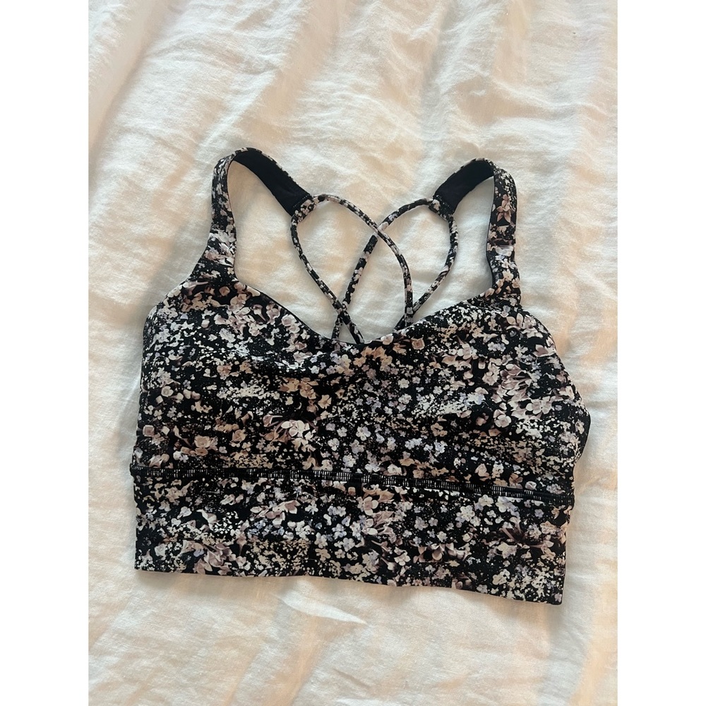 Lululemon Longline Sports Bra Floral